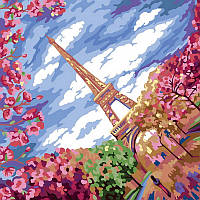 Картина по номерам Весна в Париже 40*40см Dankotoys KpNe-02-02
