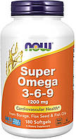 Now Foods Super Omega 3-6-9 180 гелевих капсул