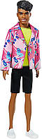 Кукла Кен в честь 60-летия Барби Barbie Ken 60th Anniversary Doll in Throwback Rocker Derek Look GRB44