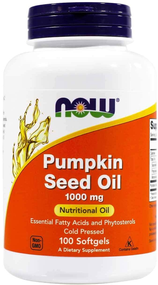 Now Foods Pumpkin Seed Oil 1000mg 100 гелевих капсул
