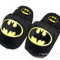 Тапочки Игрушки Мужские Плюшевые для кигуруми Бетмен "Batman" тапки для дома домашние Марвел Бэтмен (3031)