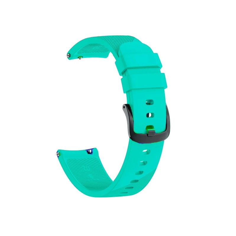 Ремінець для годинника Silicone bracelet Універсальний, 20 мм. Type B Mint green