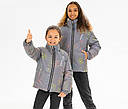 Модна світловідбиваюча куртка для дівчаток Герміона тм MyChance Розміри 146  164, фото 2