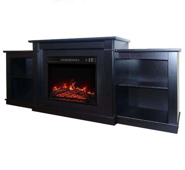 Електрокамін з порталом FASHION TV STAND AF-18 ArtiFlame ВЕНГЕ з обігрівом потужністю 1,8 кВт