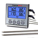 Термометр із двома щупами для м'яса, духовки ThermoPro TP17 (-10C до +300C) з таймером і магнітом, фото 6