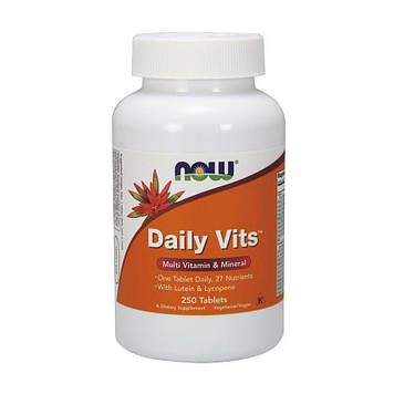 Мультивитаминный комплекс Now Foods Daily Vits 250 tabs