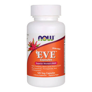 Жіночі мультивітаміни Єва Now Foods EVE women's Multiple Vitamin 120 caps veg