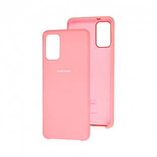 Чохол Silicone case для Samsung Galaxy S20 plus (G985) pink