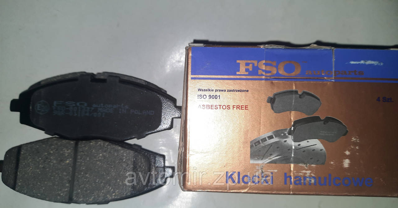 Колодки гальмівні передні Ланос 13", Matiz, Cherry QQ FSO