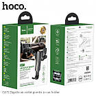 Автотримач для телефона в авто HOCO Dignity air outlet gravity CA71 black, фото 5