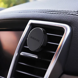 Автотримач Borofone BH8 Magnetic air outlet mount holder Black