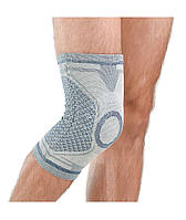 Пов'язку на колінний суглобз силіконовим кільцем з 2 металевими ребрами Алком 3023 Comfort,Україна