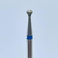 Фреза для фрезера для маникюра и педикюра алмазная Fashion ШАР 2.5мм синяя