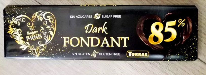 Шоколад черный без сахара Torras Dark Fondant 85% какао 300 г Испания - фото 2 - id-p1327503253