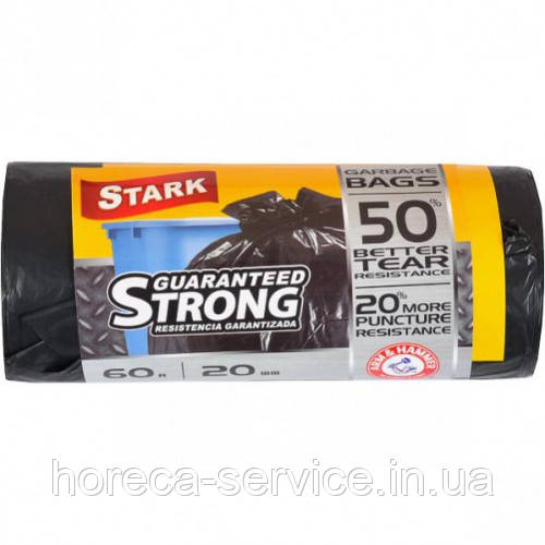 Пакети для сміття Stark 60 л. 20 шт.