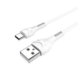 Кабель для зарядки телефону USB Type-C Android HOCO X37 100см | 3.0A | Білий