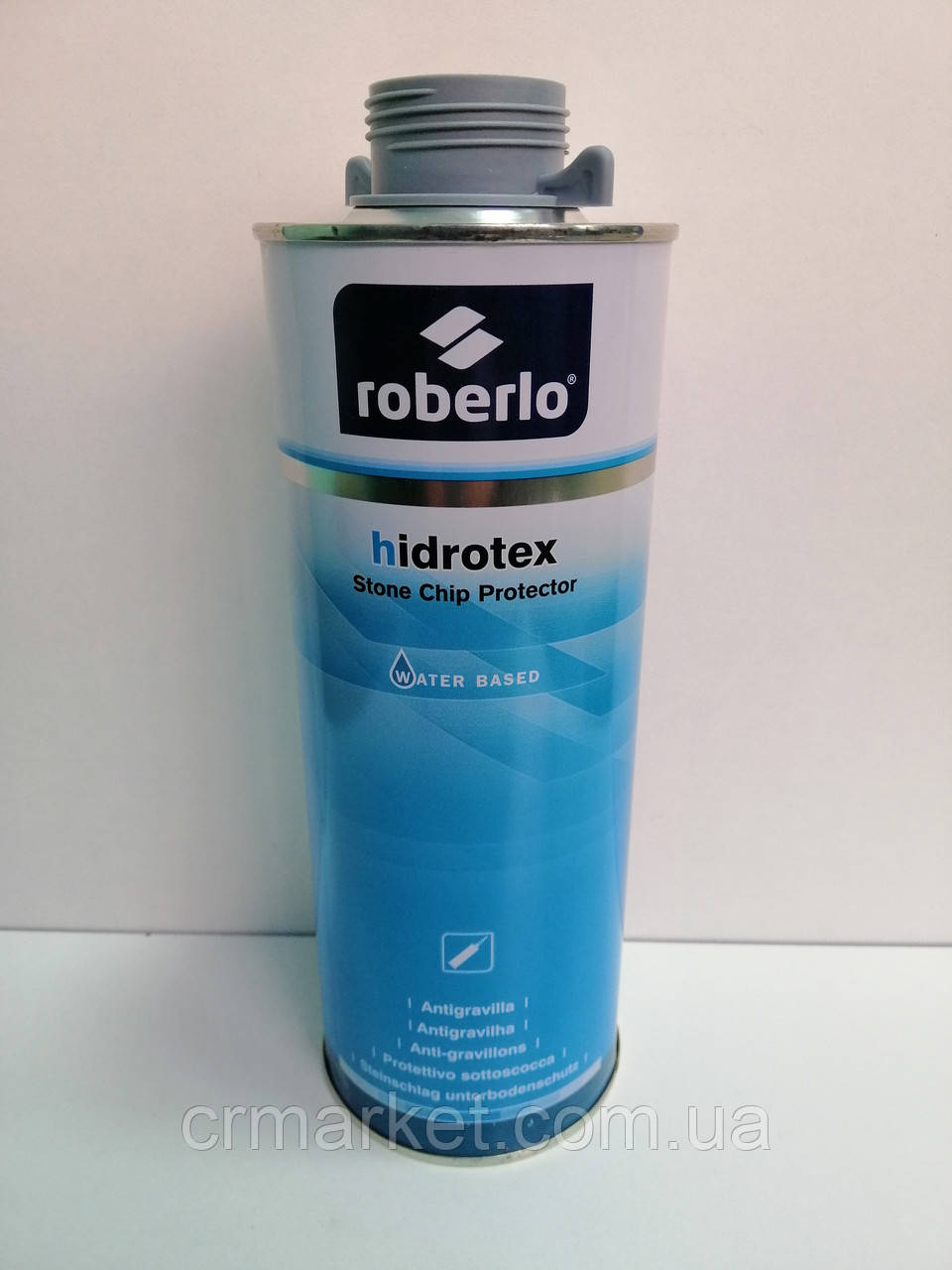 Антикорозійне покриття ROBERLO Hidrotex (на водній основі) 1л, сірий, фото 1