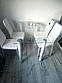 Комплект кухонних меблів: Скляний стіл 4 крісла STELLA 22 БІЛИЙ, фото 9
