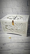 Весільна скриня,коробка для грошей "МАКИ"