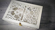Весільна скриня,коробка для грошей "МАКИ", фото 2