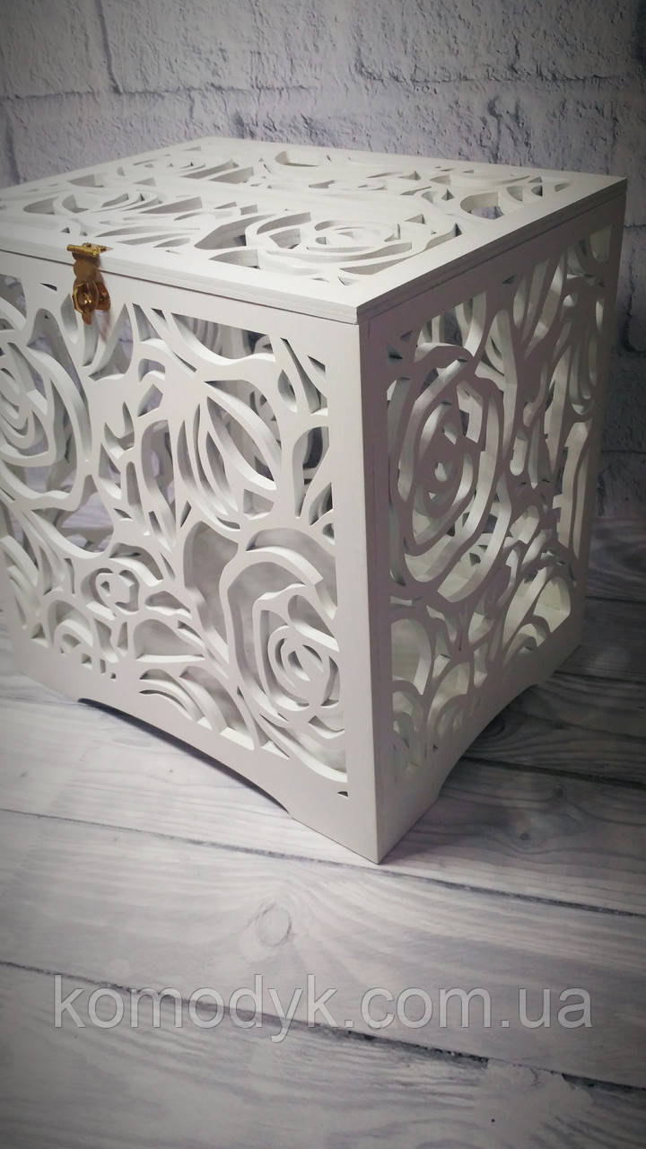 Весільний скриня, коробка для грошей "Троянди"