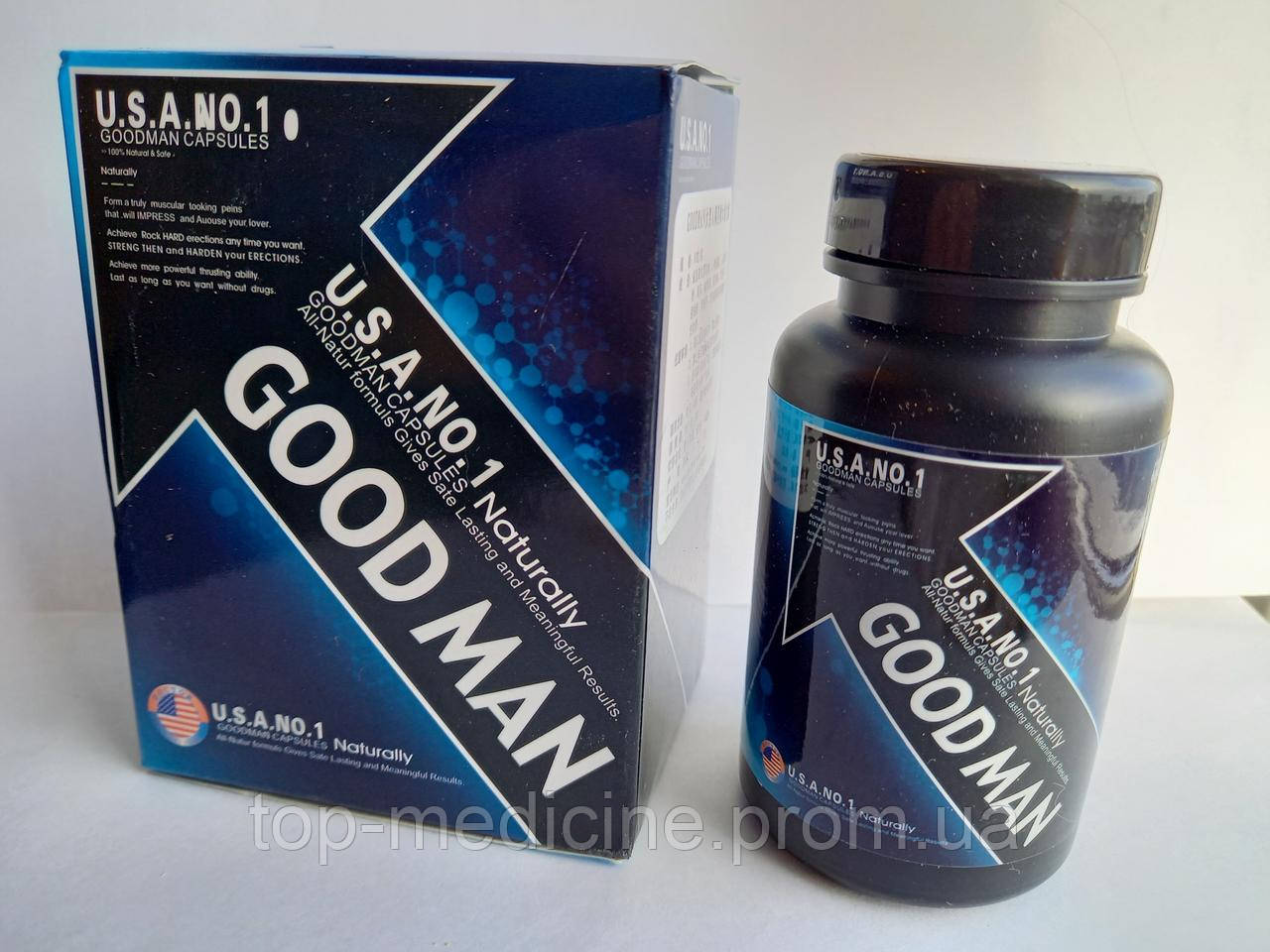 Goodman 60 капсул . Гудмен — для пoтенції, збільшення бажання.