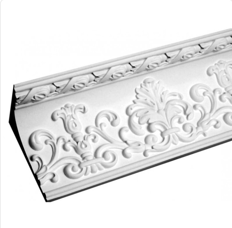 Гіпсовий карниз з орнаментом к73