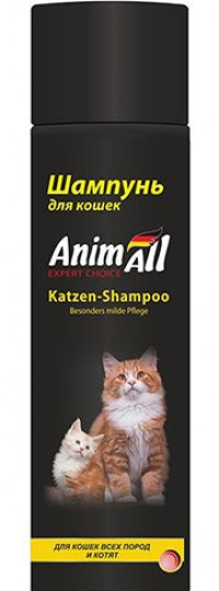 Шампунь AnimAll для кішок і кошенят усіх порід, 250 мл, фото 1
