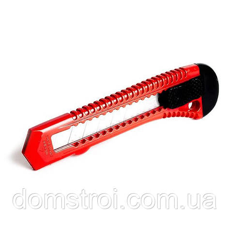 Ніж прорізний із відломним лезом 18 мм INTERTOOL HT-0500, фото 1