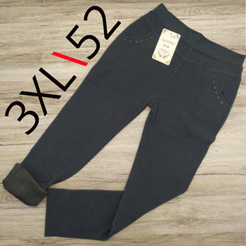 Жіночі штани з хутром ЛАСtor 696-7 з кишенями 3XL/52 ЛЖЗ-1230485