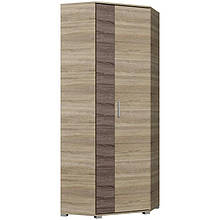 Шафа розпашна у спальню із ламінованої ДСП Бриз ШКУ 14 Еверест Дуб Сонома + Трюфель