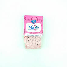 Колготки дитячі демісезонні ТОЧКИ для дівчаток MALVA, 415, Теркурій, р12(74-80), рожеві, 20022570