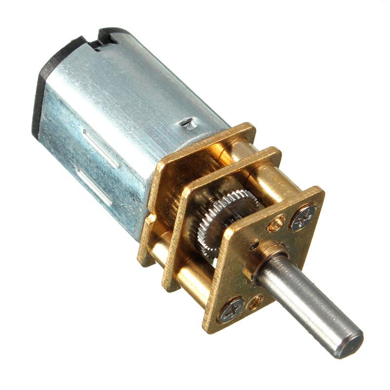 Двигун із редуктором GA12-N20 6V 100RPM міні