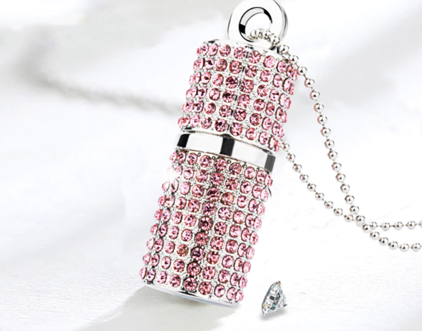 Фігурна флешка TG 32GB Кулончик Pink USB 2.0, фото 1