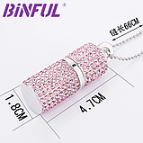 Фігурна флешка TG 32GB Кулончик Pink USB 2.0, фото 3