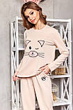 ✔️ Модна жіноча піжама костюм кофта з штанами 42-48 розміри різні забарвлення, фото 6