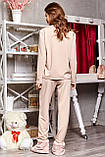 ✔️ Модна жіноча піжама костюм кофта з штанами 42-48 розміри різні забарвлення, фото 4