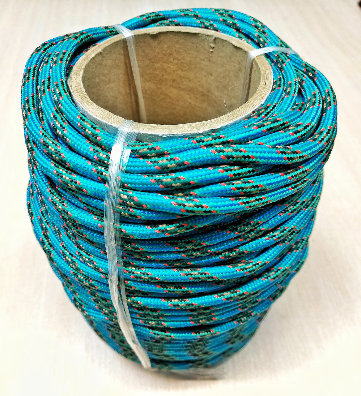 Фал плетений кольоровий 14 мм 100 метрів