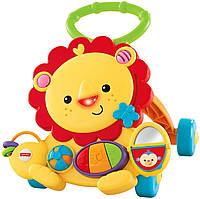 Ходунки - толкатель Fisher-Price Musical Lion Walker Львенок со звуковыми эффектами (Y9854)