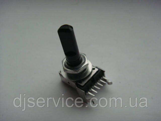 Потенціометр Panasonic (горизонтальний) c100k 23mm noMID для пультів, фото 1