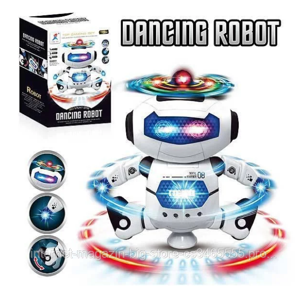 Танцующий светящийся робот Dancing Robot - фото 6 - id-p1327610086