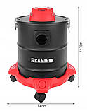 Пилосос для золи KAMINER ODK013 20 л 1600 ВТ, фото 3