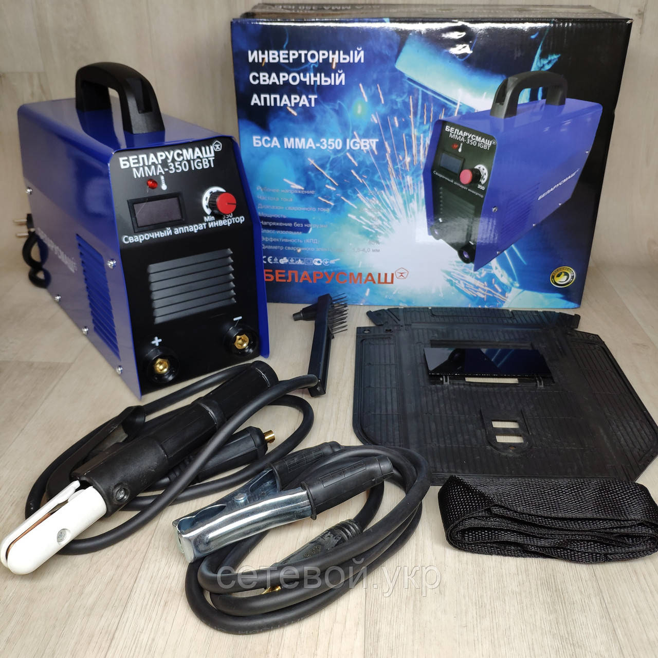Зварювальний інверторний апарат Беларусмаш MMA 350 Ампер (зварювання інверторна)