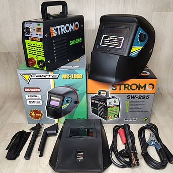 Інвертор зварювальний апарат STROMO SW 295 (295 А, дисплей) Зварювання+ Маска ХАМЕЛЕОН, фото 2