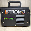 Інвертор зварювальний апарат STROMO SW 295 (295 А, дисплей) Зварювання стромо, фото 7
