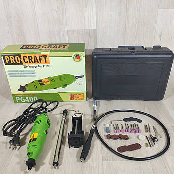 Гравер ProCraft PG400 з патроном в кейсі, фото 1