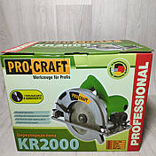 Пила дисковая Procraft KR2000 185 диск (с литой станиной), фото 3