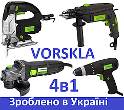 Набір електроінструменту 4в1: Болгарку, Дриль, Мережевий шуруповерт, Лобзик.