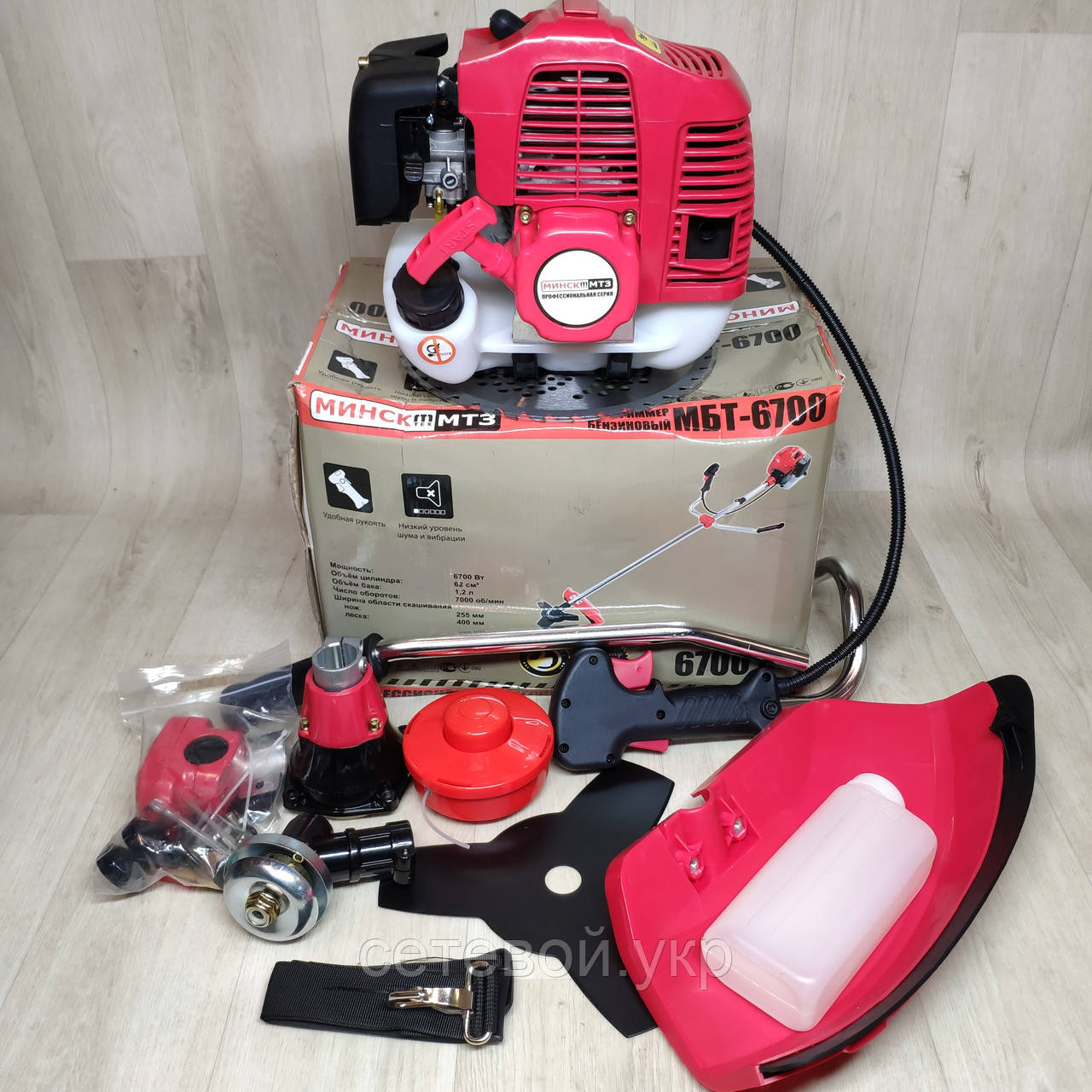 Бензокоса Мінськ мтз МБТ-6700 ніж 1 1 котушка