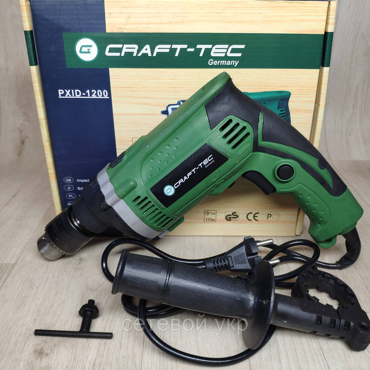 Дриль ударний Craft-tec PXID-1200